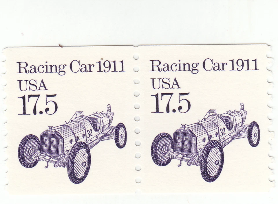 Scott #2262 - 17.5 cent Violet -   10 Vert. Coil pair - MNH - Image 1 of 1