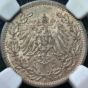 GERMANY. 1909, 1/2 Mark, Silver - NGC MS63 - Empire, Berlin - Picture 1 of 8