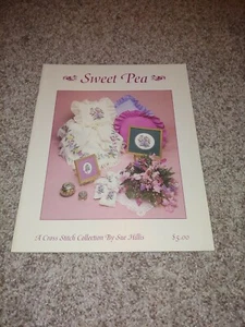 "sweet pea" a cross stitch collection by sue hillis - Picture 1 of 1