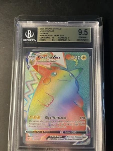 Vivid Voltage Pikachu VMAX Rainbow Rare Secret 188/185 BGS 9.5 GEM MINT German - Picture 1 of 6