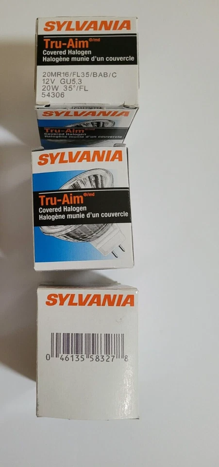 Sylvania Tru-Aim Bombilla Cubierta 20 vatios Paquete de 2 #54306 Foto 1 de 1