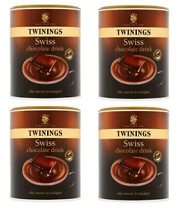 Twinings Swiss Hot Chocolate Silky Smooth & Indulgent 350g   PACK OF 4 - Picture 1 of 1