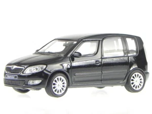 Skoda Roomster Facelift 2010 black diecast model car 143AB-018D Abrex 1/43 - Picture 1 of 4