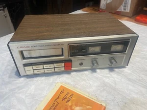 Craig H260 8-Track Stereo Tape Player/Recorder - One channel distorted - Picture 1 of 7
