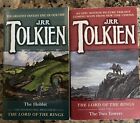 J.R.R. Tolkien Set of 2 Books: The Two Towers, The Hobbit, Del Rey 1982