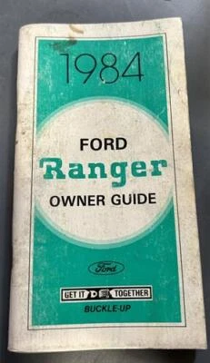 1984 Ford Ranger Proprietari Manuale Originale OEM Pickup Camion Uso Guida Libro - Immagine 1 di 3