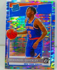 Immanuel Quickley RC 2020-21 Optic Silver Pulsar Prizm Rated Rookie Card #175