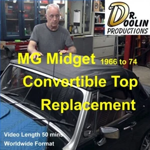 Dr-Doolin's MG MIDGET Convertible Top Replacement DVD - SKU DVD-4-Midget-Top - Picture 1 of 3
