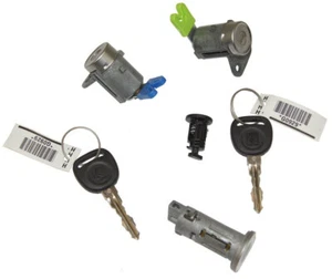 2007-2010 Saturn Sky Ignition+Doors+Glove Box Lock Cylinders W/2 Keys OEM New - Picture 1 of 7
