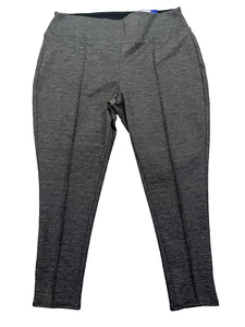Women's APT 9 Street Knit Legging Mid Rise Slim through Hip/Thigh Sz XLP Grey - Picture 1 of 15