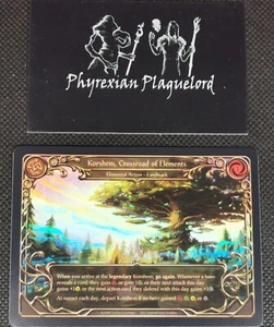 Flesh and Blood *Korshem, Crossroad of Elements* Rainbow Foil - Tales of Aria NM - Imagen 1 de 4