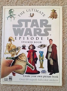 STAR WARS EPISODE 1 STICKER BOOK 1999 unused - Picture 1 of 3