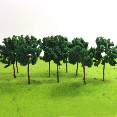 D7040 80pcs N HO Scale 7cm Model Trees Iron Wire Railroad Diorama Mini Scenery - Image 1 of 4