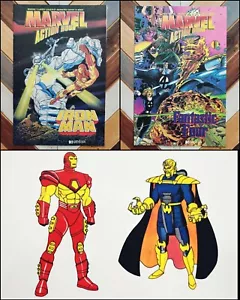 1994 Marvel ACTION HOUR #0 fumetto con IRON MAN & MANDARINO animazione Cel quasi nuovo - Foto 1 di 7
