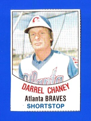 1977 Hostess BASEBALL #57 DARREL CHANEY ATLANTA BRAVES (SB2) - Image 1 of 2
