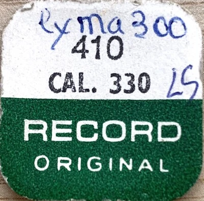 Nos New Record 330 Part 410 Part Spare Replacement Original Cyma 300 - Image 1 of 2