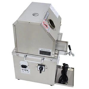 Exprimidor eléctrico de caña de azúcar con tallo de sorgo dulce 304 tres rodillos con cuchillos - Imagen 1 de 12