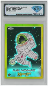 2022 Topps Chrome Metazoo ALIEN ASTRONAUT #76 Gold 16/50 💎 DSG 9.5 Mint+ - Bild 1 von 2