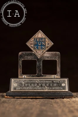 Vintage Chromed Telefunken Desktop Accent - Image 1 of 4