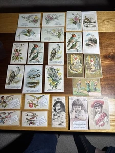 Lot of 20 Victorian Trading Cards Varying Condition. Check Condition.  6A - Picture 1 of 10