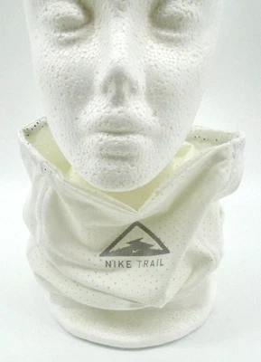 Aquecedor de pescoço Nike Trail adulto unissex branco/prata - Imagem 1 de 4