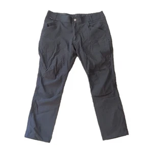Kuhl Pants Mens 36 Dark Gray Or Black Hiking Nylon Adult Flex - Picture 1 of 11
