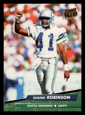1992 Ultra Eugene Robinson #382 Seattle Seahawks - Image 1 of 2