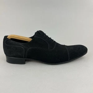 Russell & Bromley Faded Suede Oxford Lace Up Cap Toe Formal Dress Shoes 44 UK10 - Picture 1 of 14