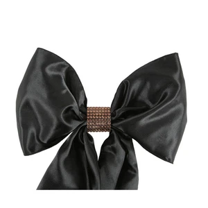 50 Brown Rhinestone Bow Covers - 8 Row - wedding chair sash reusable - Picture 1 of 5