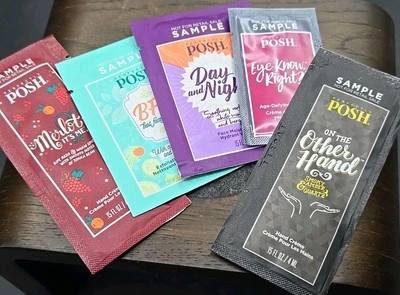 Posh Sample Lot Of 5 Eye Know Day Night Bff Other Hand Merlot - Image 1 of 3