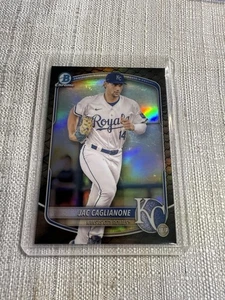 2025 Bowman - Chrome Prospects Jac Caglianone #BCP-103 Reptilian Refractor (RC) - Picture 1 of 2