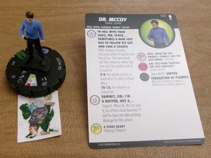 =Heroclix Star Trek AWAY TEAM Dr. McCoy 020 with card = - Picture 1 of 1