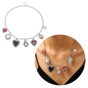 Practical Retro Designs Necklace Showcasing Faith and Love Through Heart Charm - Picture 1 of 9