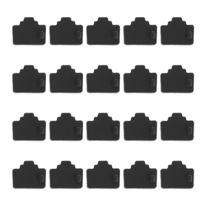 Paquete de 20 tapones a prueba de polvo RJ45 enchufes de interfaz Ethernet para uso de oficina - Imagen 1 de 12