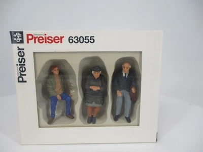 Preiser Maßstab 1:32 63055 Figuren Set Sitzende Reisende in OVP - Bild 1 von 2