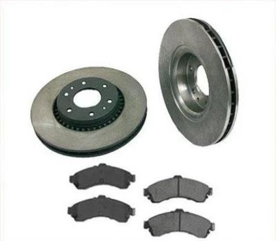 Fits For 2003 2004 2005 Chevrolet SSR Front Brake Rotors & Ceramic Pads - Imagem 1 de 4