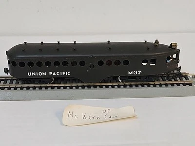 HO BRASS  KEN KIDDER Union Pacific M37 Mc Keen Car PAINTED RUNS  - Image 1 of 4