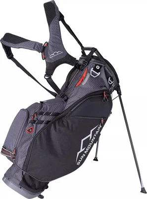 Bolsa de pie Sun Mountain 2024 4,5+ LS 14W blanca/negra, puerto/rojo urgente y otros colores Foto 1 de 4