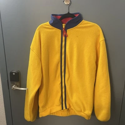 Sudadera Chaqueta De Colección Gap Polar Para Hombre Mediana Amarilla 1/4 Cremallera Pullover Invierno Foto 1 de 4