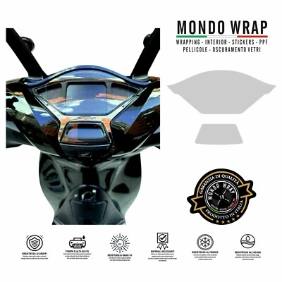 Adesivo/Stickers protettivo PPF Strumentazione, contachilometri,  SH 2022/24 - Immagine 1 di 4