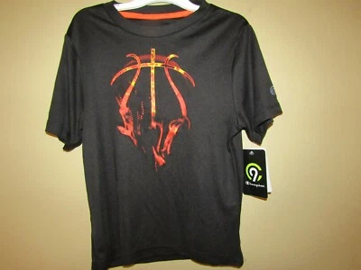 Camisa CHAMPION C9 XS 4-5 FLAMING BASKETBALL Rendimiento Activo Cuello Redondo  Foto 1 de 4