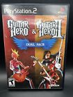 Guitar Hero II &amp; Guitar Hero III Dual Pack ( PlayStation 2 2007) Complete In Box