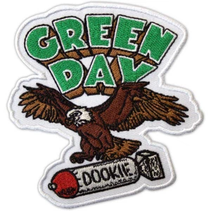 GREEN DAY Bügelbild Patch: AMERICAN IDIOT WINGS: Logo Official Merch Fan Gift £pb - Bild 1 von 12