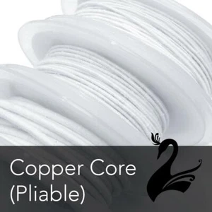 Cotton Covered Wire - Copper Core (Pliable) - Millinery Hats Fascinators - Picture 1 of 6