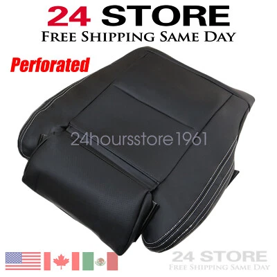 Cubierta de asiento negra de cuero inferior del conductor para Mercedes Benz CLA250 2016 a 2020 EE. UU. Foto 1 de 4