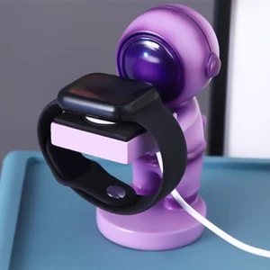 Soporte Reloj Base Astronauta Estatuilla Cargador Estación Escritorio para Apple Watch - Imagen 1 de 11
