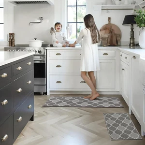 Kitchen Rugs and Mats, Non Skid Kitchen Runner Rug Absorbent Resist Dirt Kitc... - Picture 1 of 1