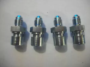 FMR BRAKE LINE ADAPTER FITTING 3/16" FEMALE X-4 AN MALE STRAIGHT 1682937, 4 PACK - Picture 1 of 3