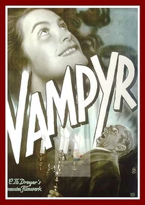 Vampiro Il Sogno Di Allan Grey Locandina Film A1 A2 A3 - Foto 1 di 1