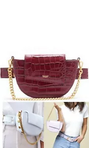 Sac ceinture convertible cuir gondole Hammitt Neil - Photo 1 sur 12